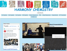Tablet Screenshot of harmonychemistry.com